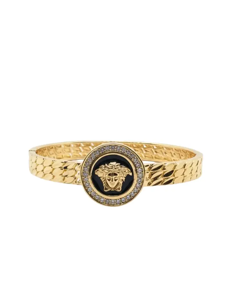 Noir Medaillon Bracelet