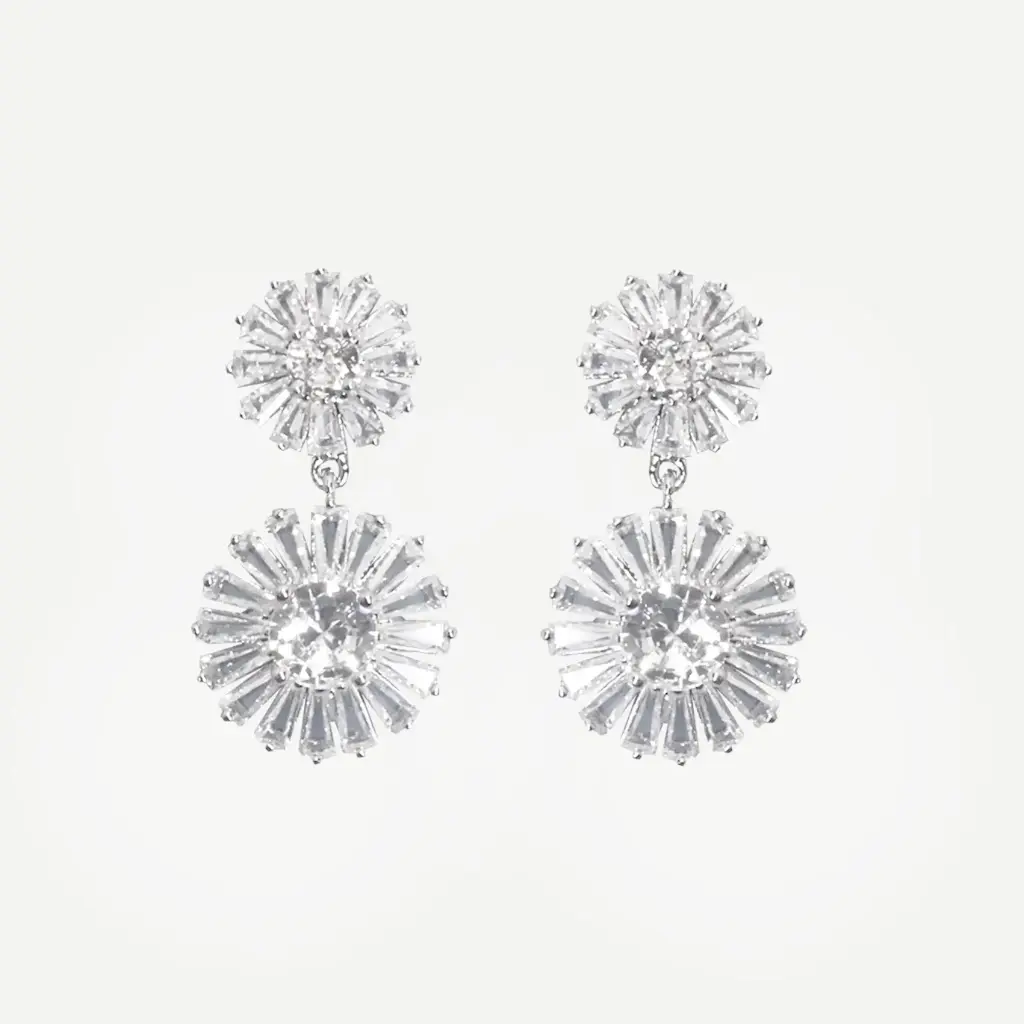 Ice Zircon Earrings