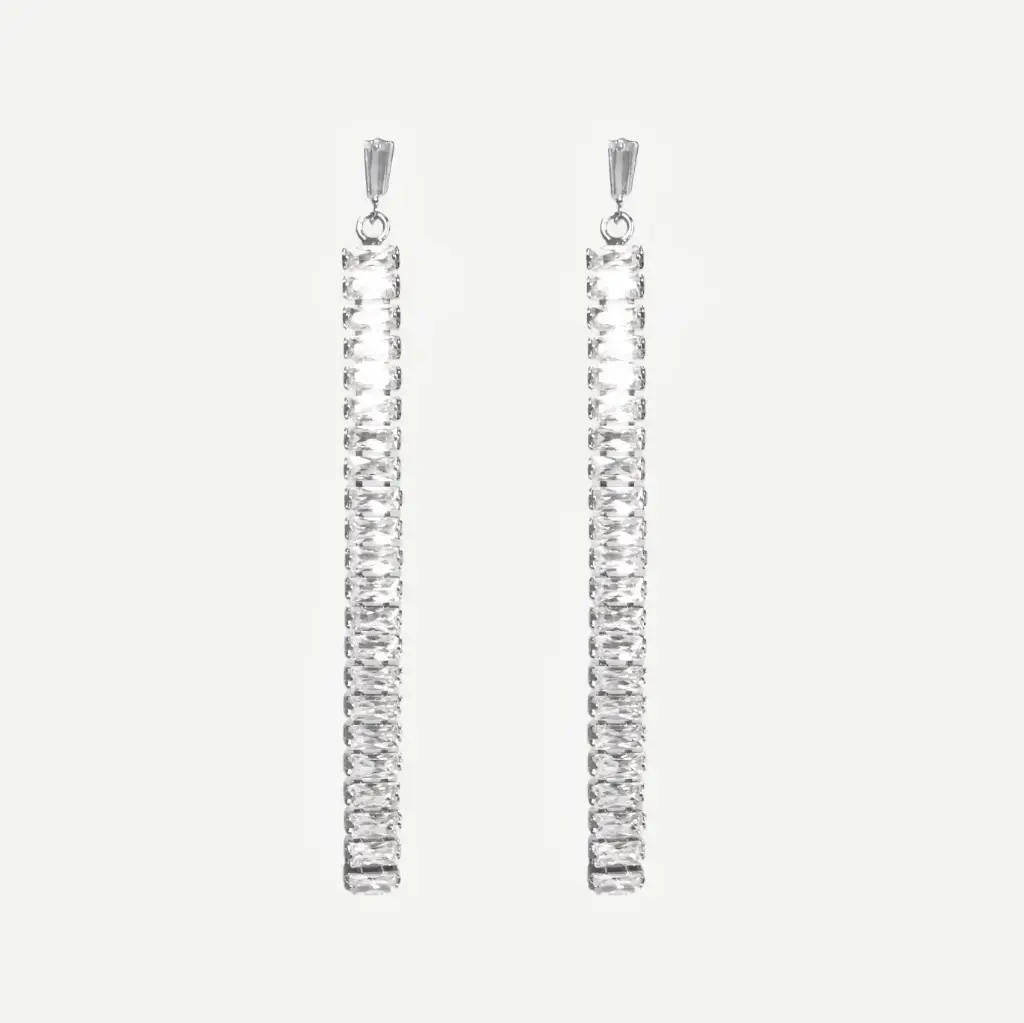 Baguette Bar Earrings