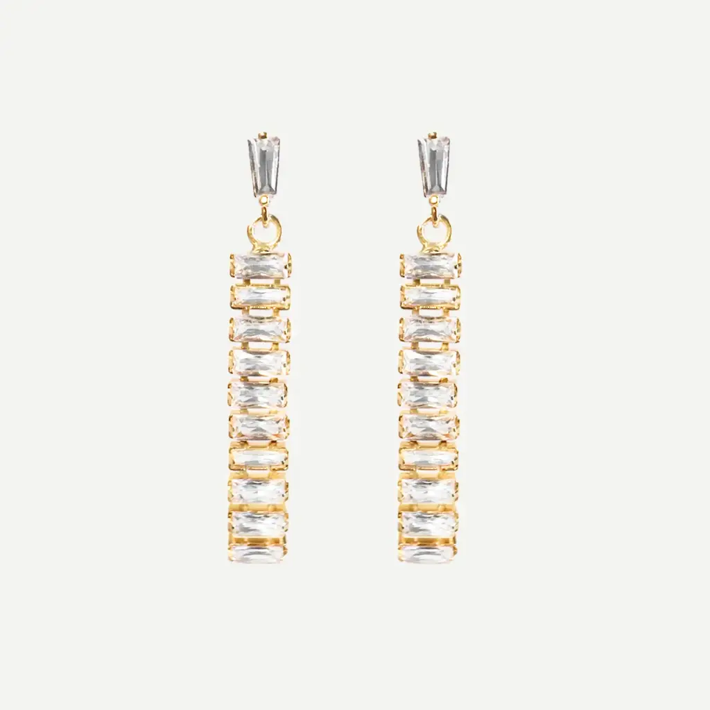 Stella Bar Crystal Earrings