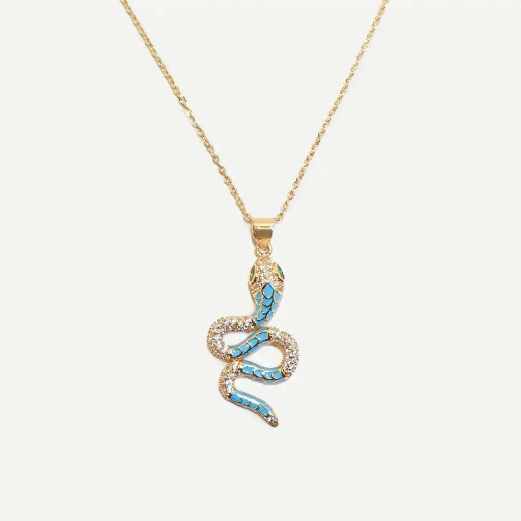 Azure Serpenti Necklace