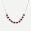 Red Tennis Necklace