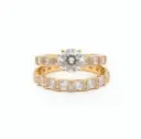 Celeste Solitaire & Eternity Ring