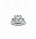 Princess Cut Solitaire Set