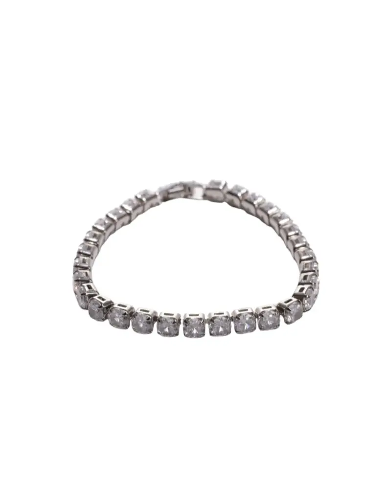 Silver Base Tennis Bracelet