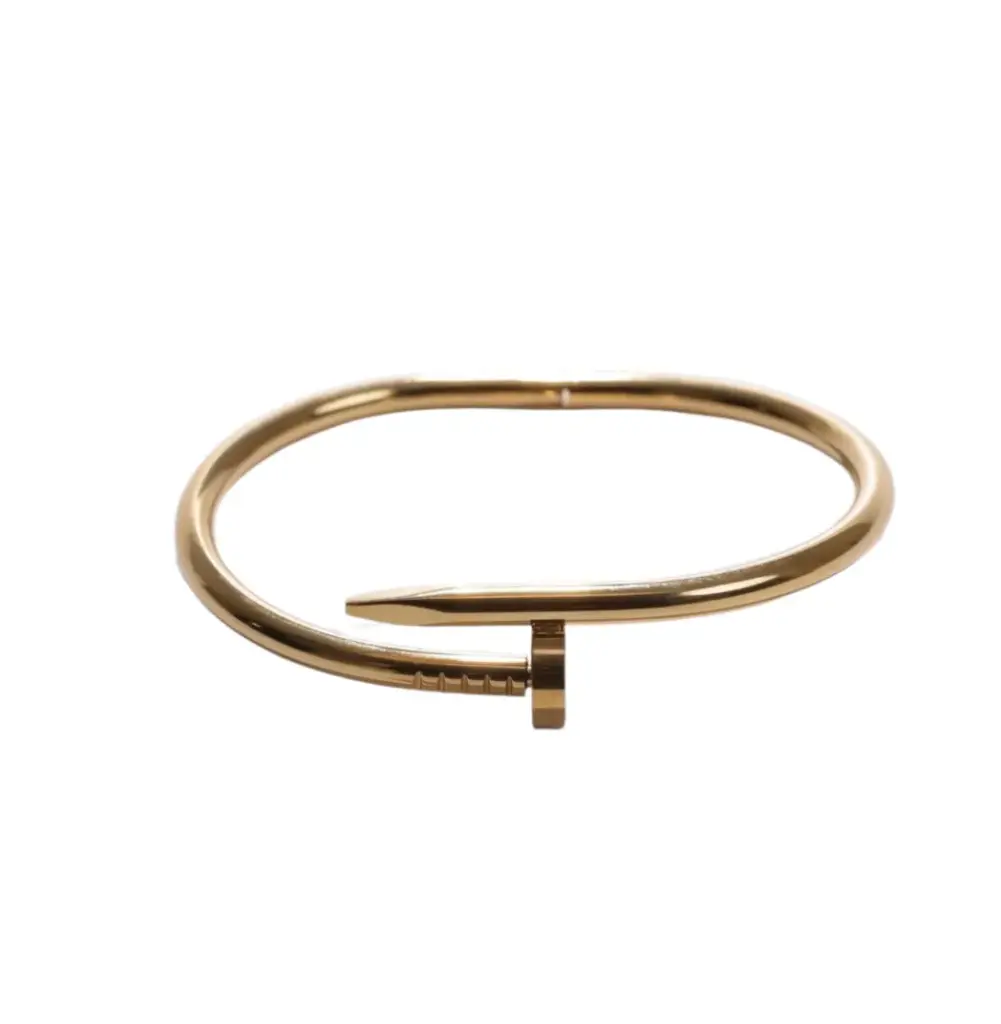 Golden Nail Bracelet