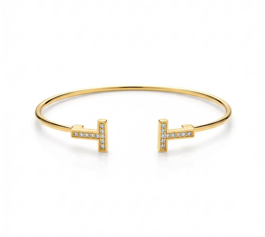 Golden T Cuff