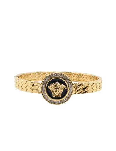 Noir Medaillon Bracelet