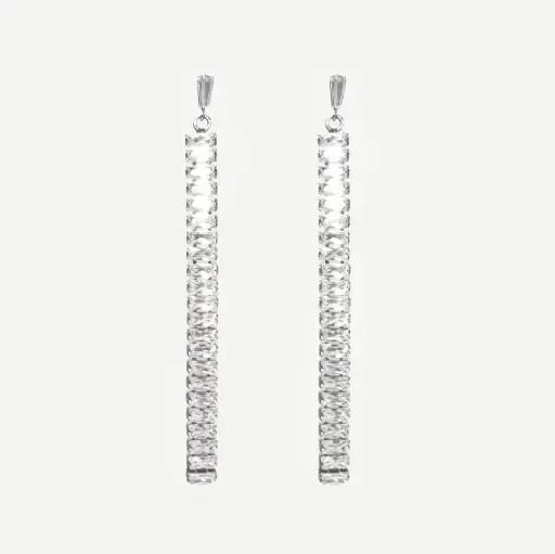 Baguette Bar Earrings