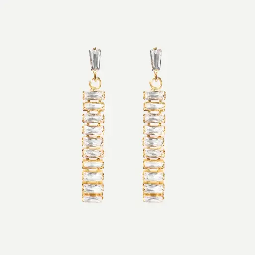 Stella Bar Crystal Earrings
