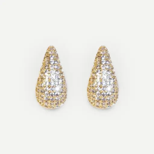 Golden Tear Studs