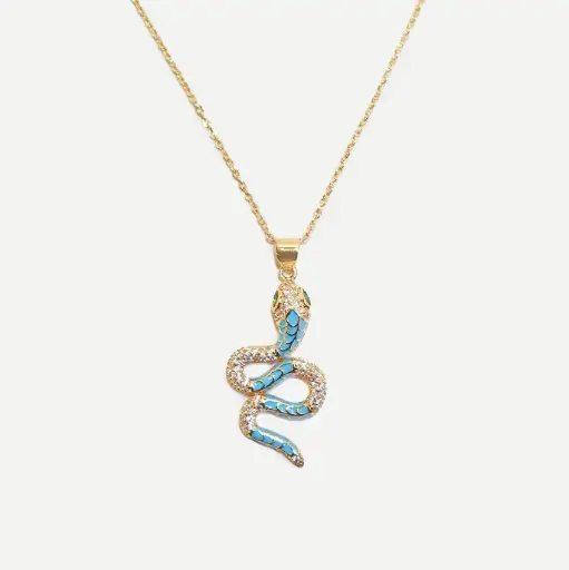 Azure Serpenti Necklace