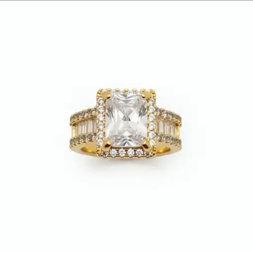 Baguette Boulevard Ring