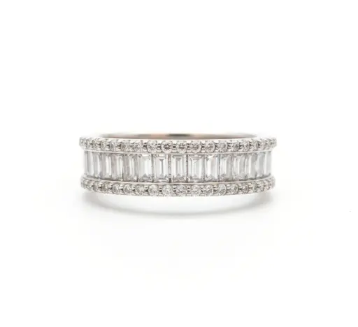 Crystal Baguette Ring 