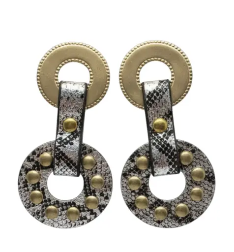 Silver Wild Luxe Hoops