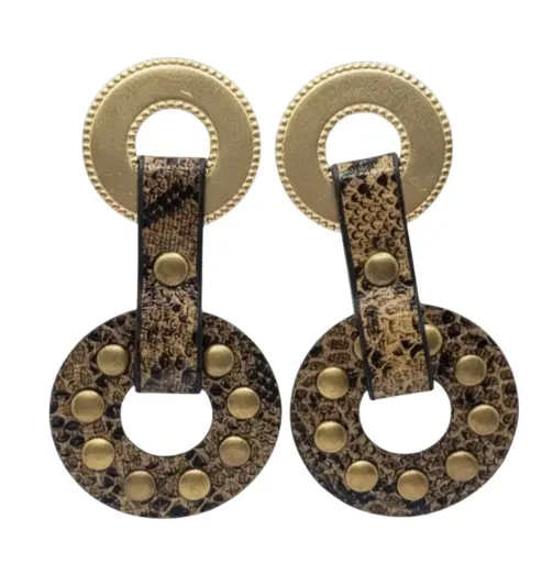 Gold Wild Luxe Hoops