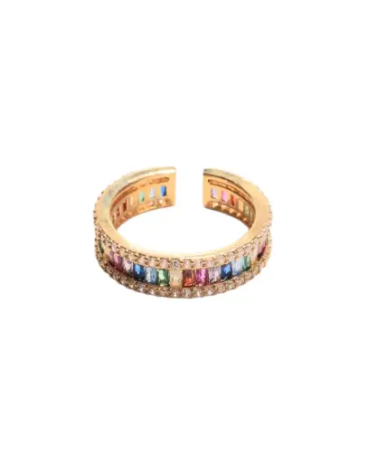 Pavé Rainbow Open Band