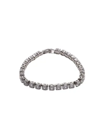Silver Base Tennis Bracelet