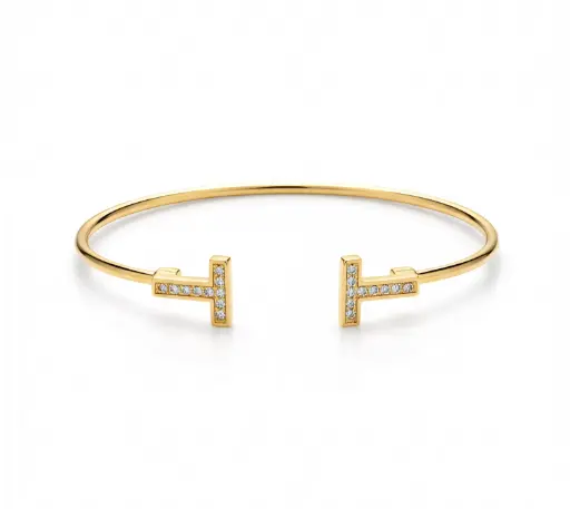 Golden T Cuff